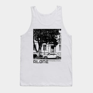 House & car in Sketch Japanese Style Tank Top